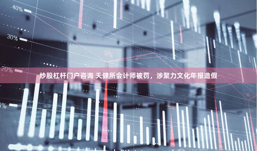 炒股杠杆门户咨询 天健所会计师被罚，涉聚力文化年报造假