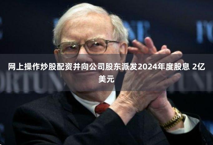 网上操作炒股配资并向公司股东派发2024年度股息 2亿美元